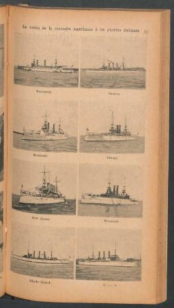 La visita de la escuadra americana á los puertos italianos - [Ilustración]