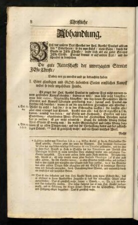 8-15, Abhandlung