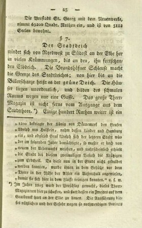 § 7. Der Stadtdeich
