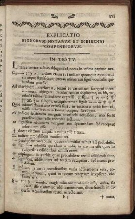 Explicatio Signorum Notarum Et Scribendi Compendiorum.