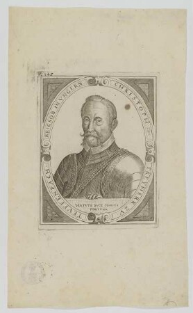 Bildnis des Christoph Freyherr zu Teuffenpach