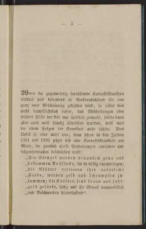 Wenn die gegenwärtig herrschende Kartoffelkrankheit ...