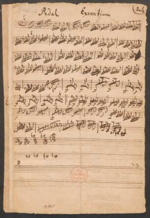 Übungsstücke; org; g-Moll; BWV 598