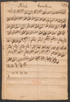 Übungsstücke; org; g-Moll; BWV 598