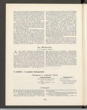 17. Kapitel - In englischer Gefangenschaft