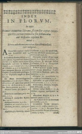 Index In Florum