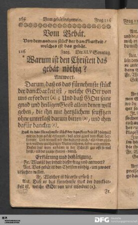 Vom gebät insgemein.
