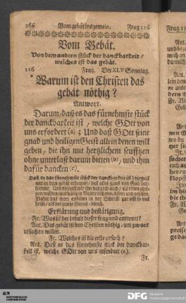 Vom gebät insgemein.