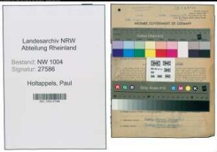 Entnazifizierung Paul Holtappels , geb. 19.05.1889 (Kipperarbeiter)
