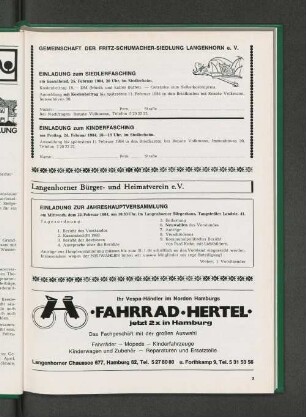 Einladung zum Kinderfasching