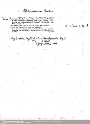 Klausmann, Gustav