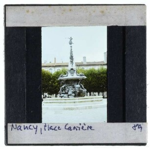 Nancy, Place d'Alliance,Nancy, Cyfflé, Fontaine de la place d'Alliance