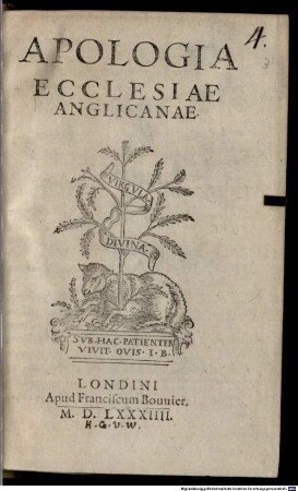 Apologia ecclesiae Anglicanae