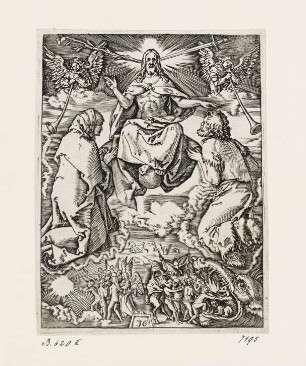 Jüngstes Gericht, Blatt 37 der Folge "Passion Christi"