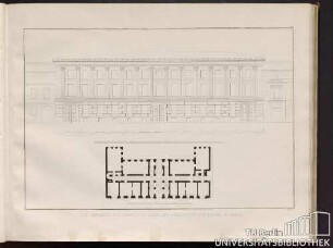 Die vereinte Artillerie- und Ingenieur-Schule Unter den Linden in Berlin.