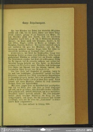 kurze Inhaltsangabe