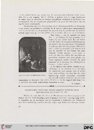 2.Ser. 4.1911: Aanwinsten voor het nederlandsch Museum voor geschiedenis en kunst in 1910