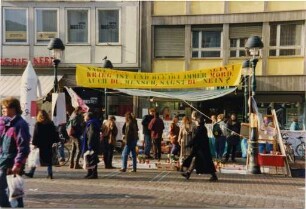 Protestaktion gegen den 2. Golfkrieg