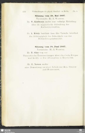 Sitzung vom 28. Mai 1897