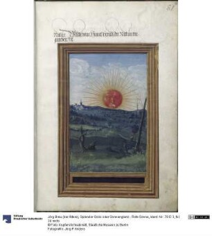 Splendor Solis oder Sonnenglanz - Rote Sonne