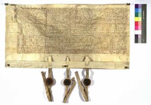 Schadlosbrief des Heinrich von Fronhofen über eine Schenkung von 500 Gulden