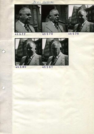 Portraitserie Reinhold Heidecke