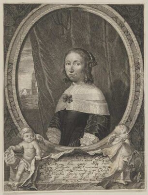 Bildnis der Anna Maria a Schurman