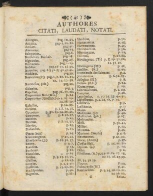 Authores. Citati, Laudati, Notati.