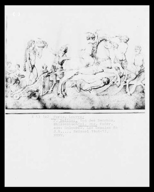Skizzenbuch — Bacchus und Satyrn