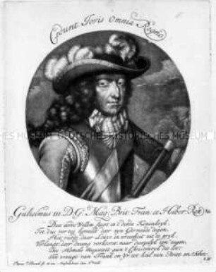 Porträt des Wilhelm III. von Oranien, König von England