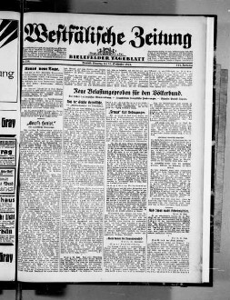 Westfälische Zeitung : Bielefelder Tageblatt