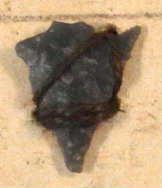 Stone arrowhead