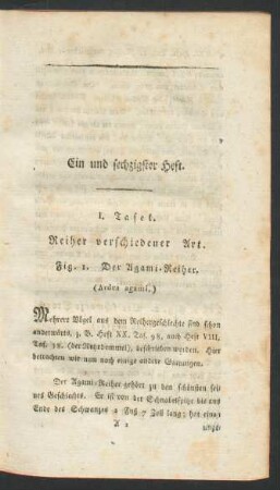 Ein und sechzigster Heft.