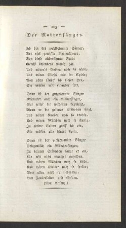 Der Rattenfänger.