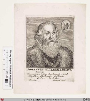 Bildnis Johann Müllner (lat. Mylius)