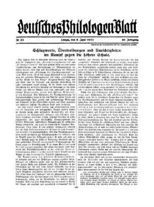 Schlagworte, Übertreibungen und Unrichtigkeiten im Kampf gegen die höhere Schule
