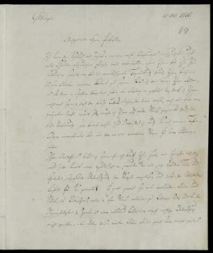 Brief von Karl Otfried Müller an Johann Gustav Droysen, Göttingen, 30.12.1835