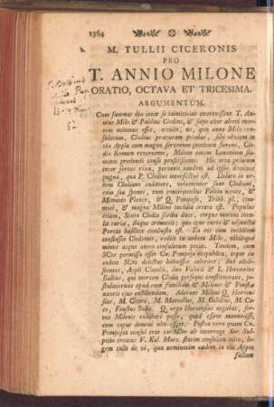 Pro T. Annio Milone