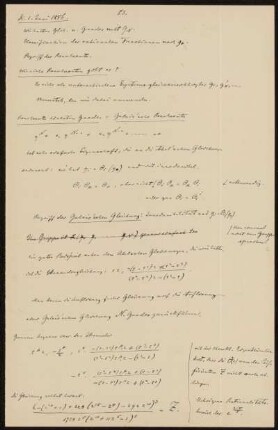 Di. 1. Juni 1886. - Di. 29. Juni.