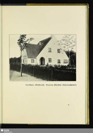 Landhaus Grohwald, Saarow-Pieskow (Scharmützelsee)