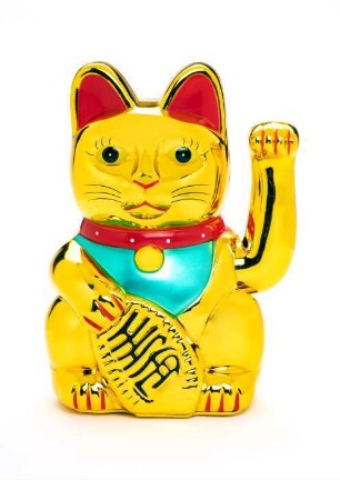 Winkekatze als Glücksbringer