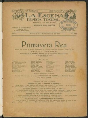 Primavera rea : pieza en prosa y verso, dividida en cuatro cuadros breves