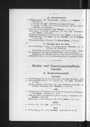 A. Rechtswissenschaften
