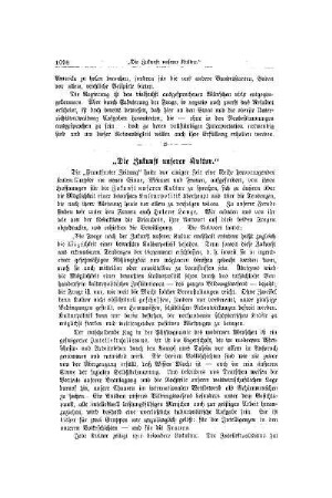 "Die Zukunft unserer Kultur"