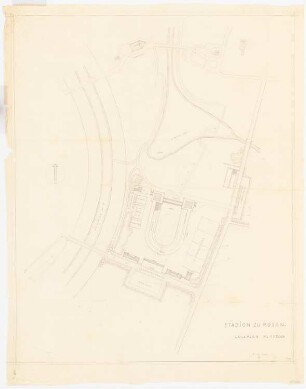 Stadion, Posen: Lageplan 1:2000
