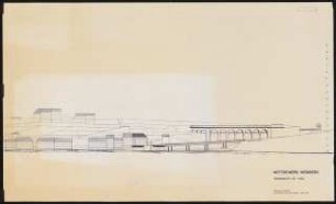 Siedlung Weinberg, Kassel: Südansicht 1:500