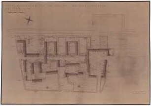 Siedlung Rheinstraße, Bregenz: Lageplan mit Gartenplan 1:500