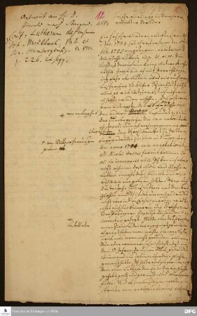 Brief von August Hermann Francke an Johann Wilhelm Zierold.