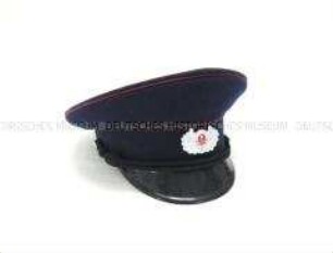 Schirmmütze zur Dienstuniform für Angehörige der Feuerwehr