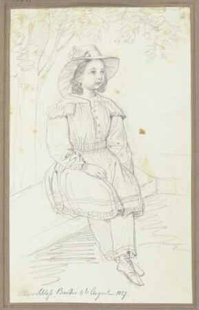 Sitzendes Mädchen